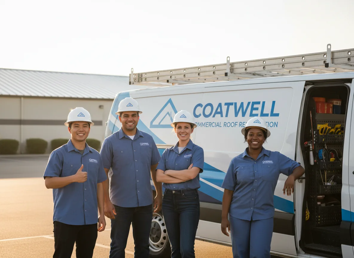 Commercial roof coating company in Waterville, IA